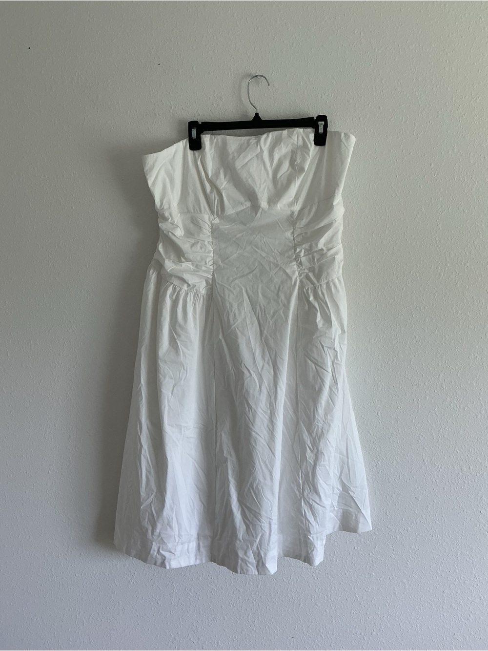 wild fable Strapless White Cocktail Dress